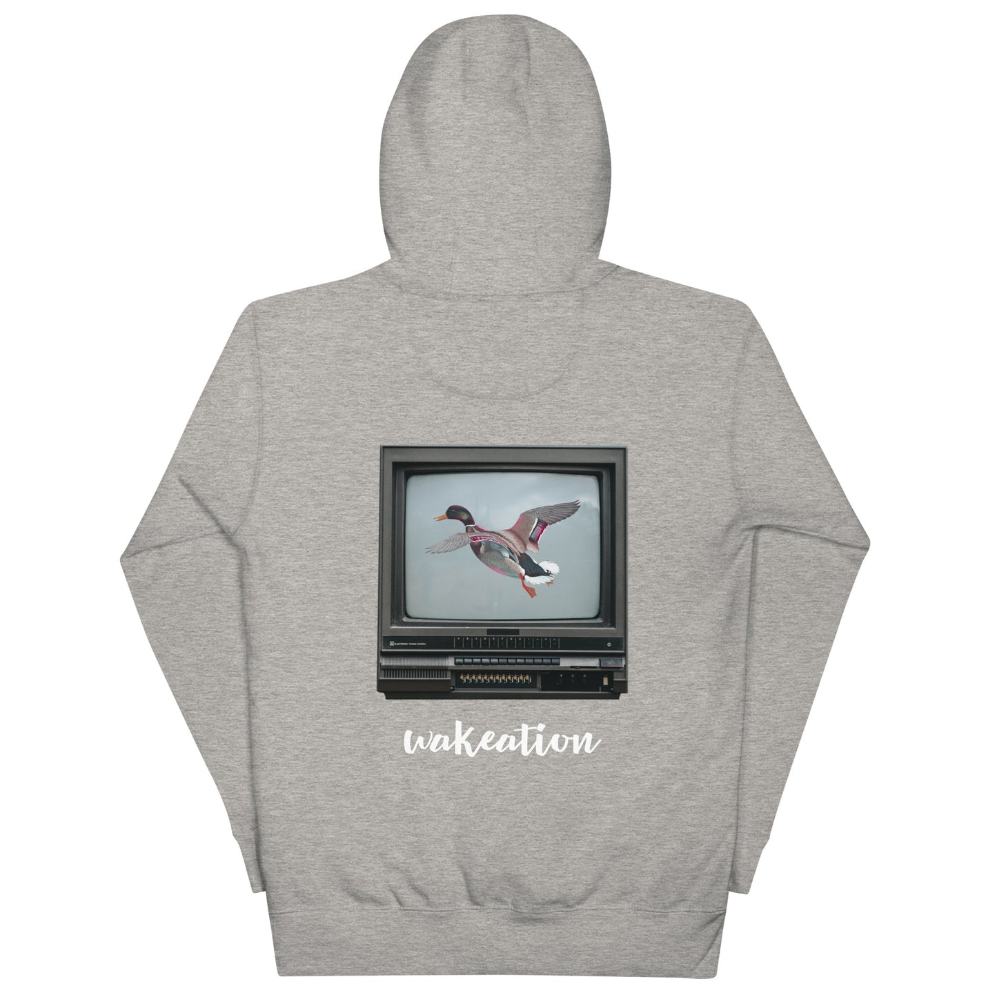 WAKEATION "Duck TV" Unisex-Kapuzenpullover