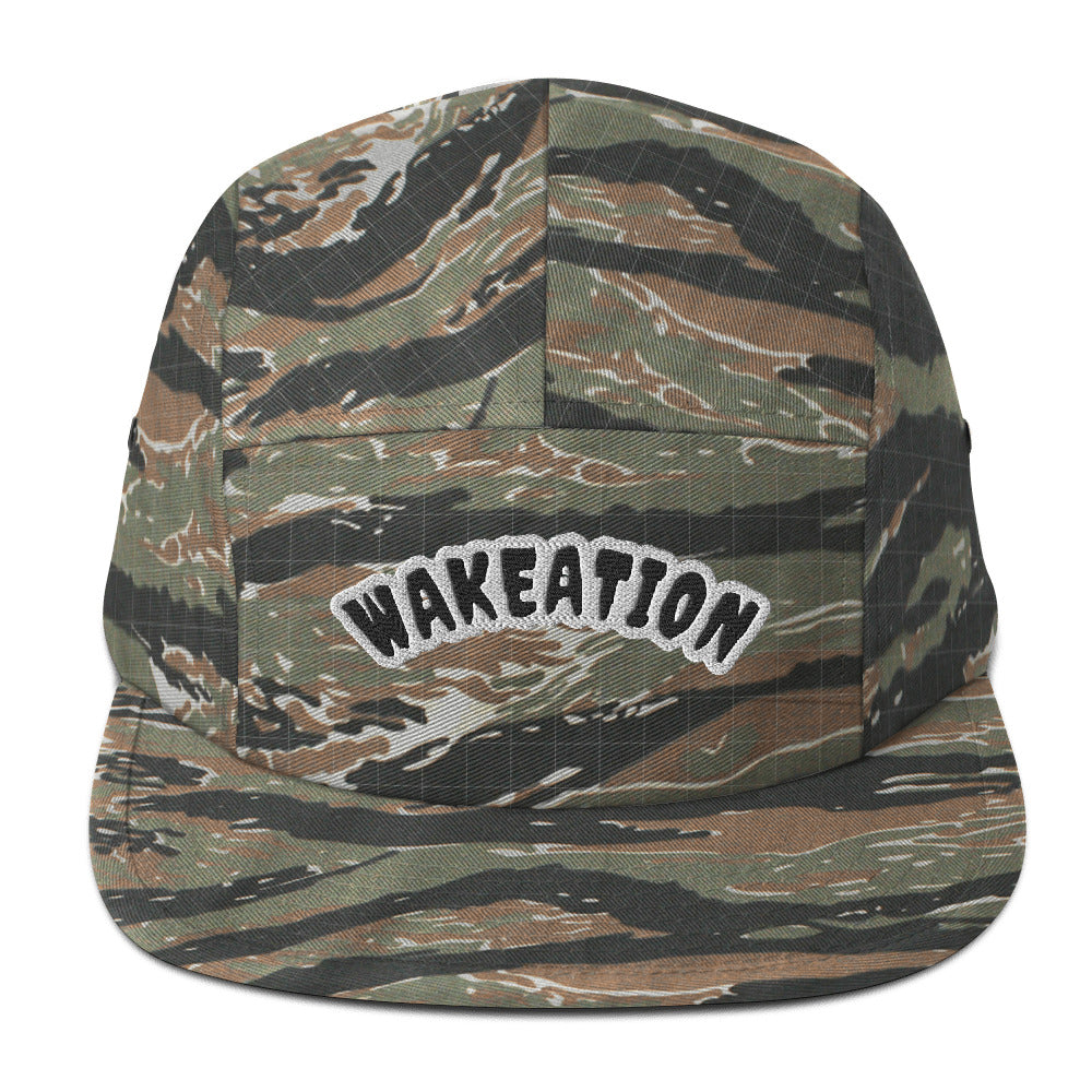 WAKEATION "Creature Camo" Five-Panel-Cap