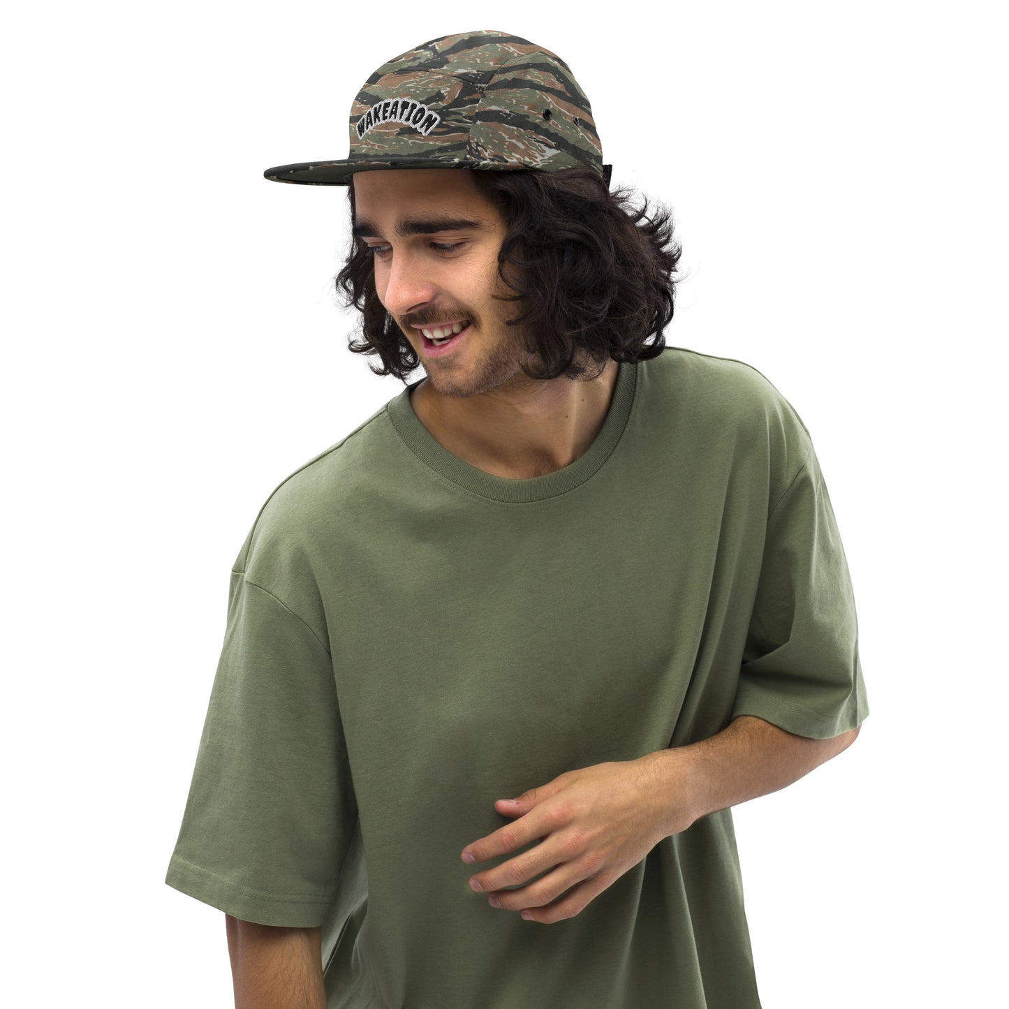 WAKEATION "Creature Camo" Five-Panel-Cap