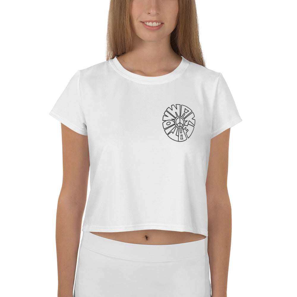 WAKEATION "Peace Circle" Crop-Top
