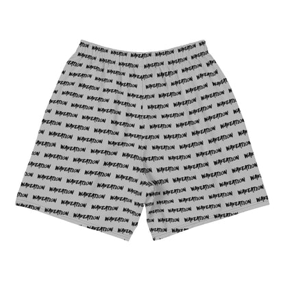 WAKEATION "All Over Grey" Lange Unisex Shorts/ Badehose
