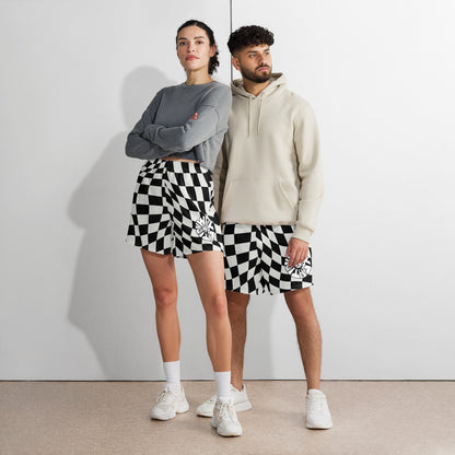 WAKEATION "Trippy Chess" Lange Unisex Shorts/ Badehose