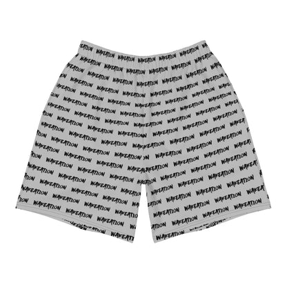 WAKEATION "All Over Grey" Lange Unisex Shorts/ Badehose