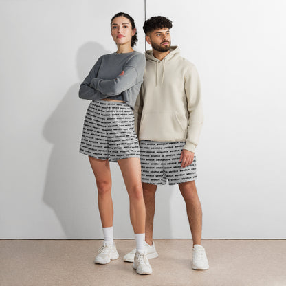 WAKEATION "All Over Grey" Lange Unisex Shorts/ Badehose