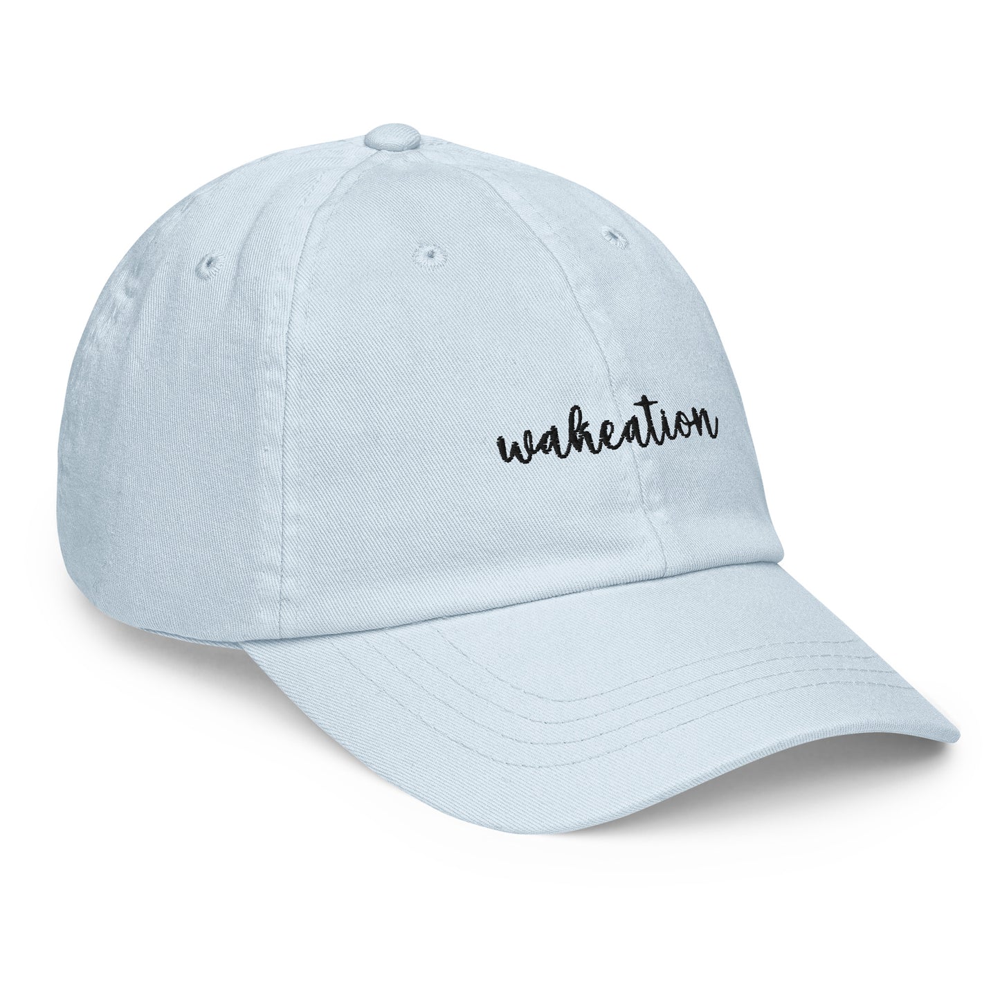 WAKEATION "Script" Pastel Cap