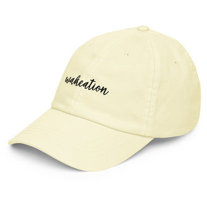 WAKEATION "Script" Pastel Cap