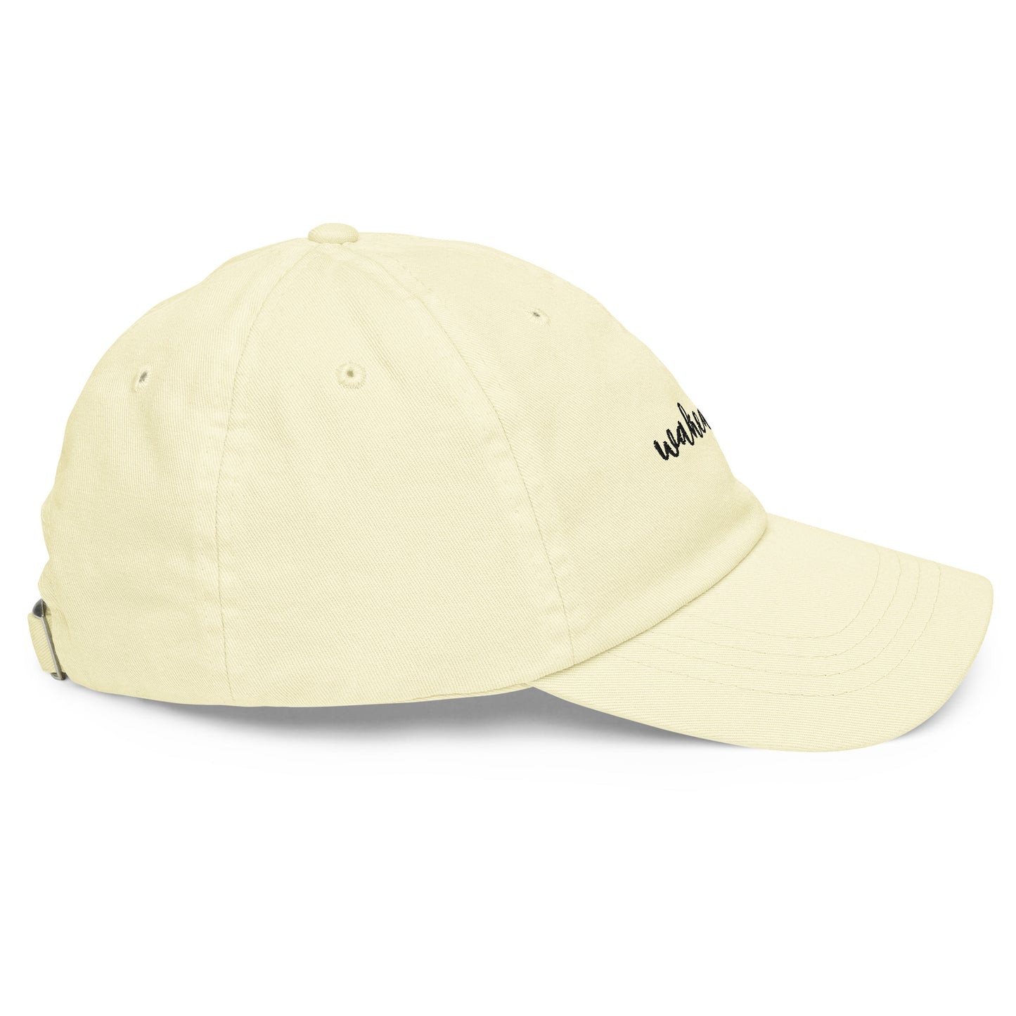 WAKEATION "Script" Pastel Cap