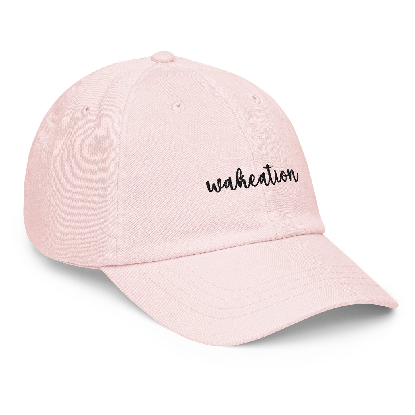 WAKEATION "Script" Pastel Cap