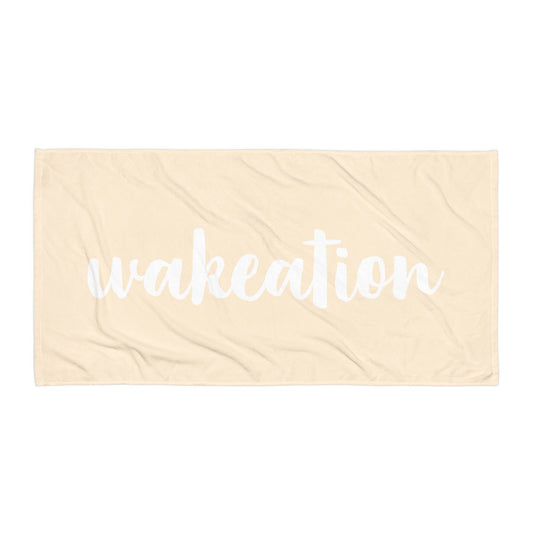 WAKEATION "Creme" Handtuch