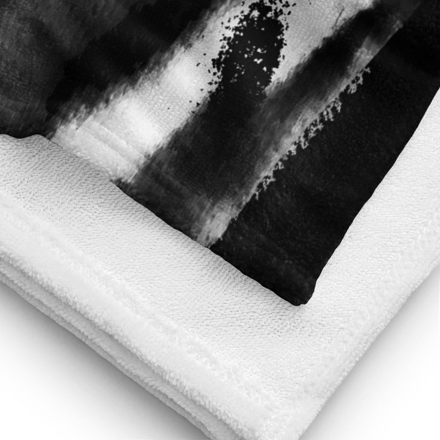 WAKEATION "Black & White" Handtuch