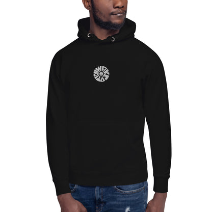 WAKEATION "Peace Circle Embroidery" Unisex- Kapuzenpullover