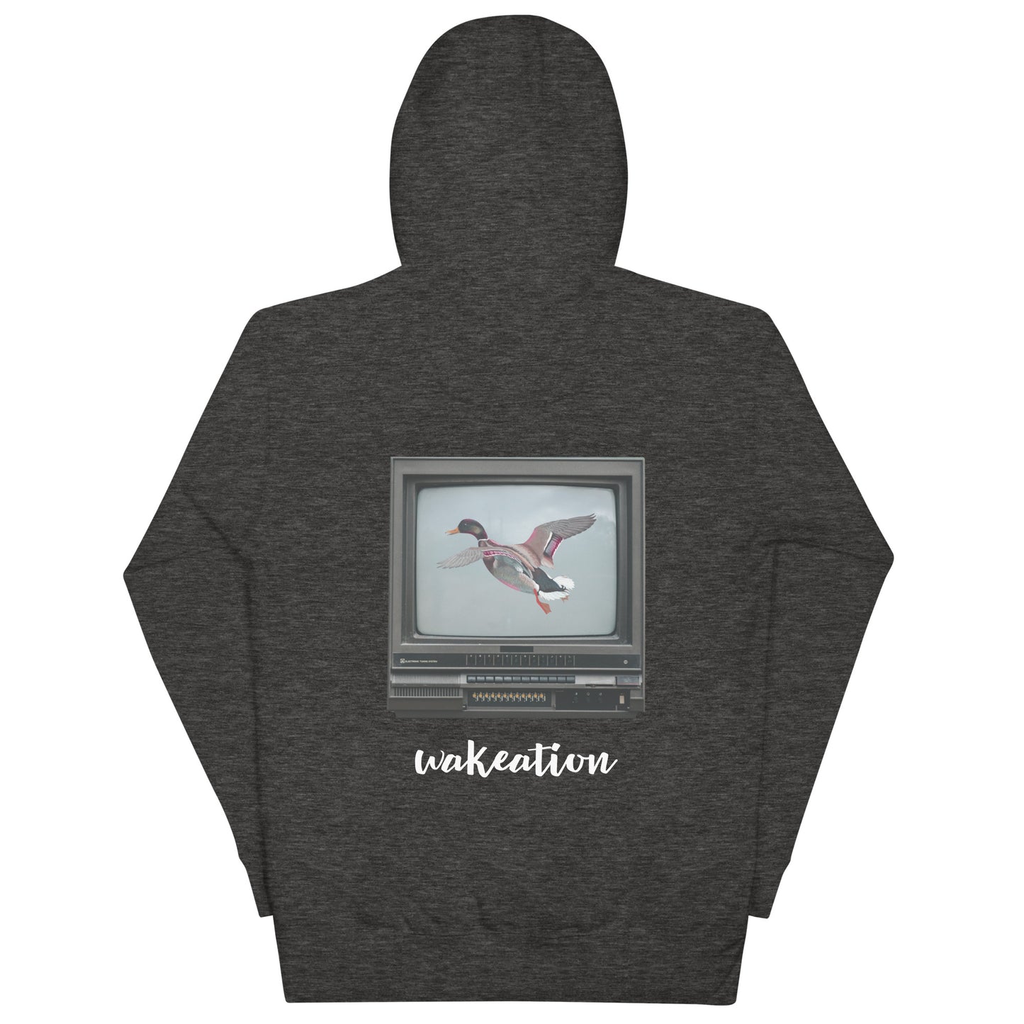 WAKEATION "Duck TV" Unisex-Kapuzenpullover