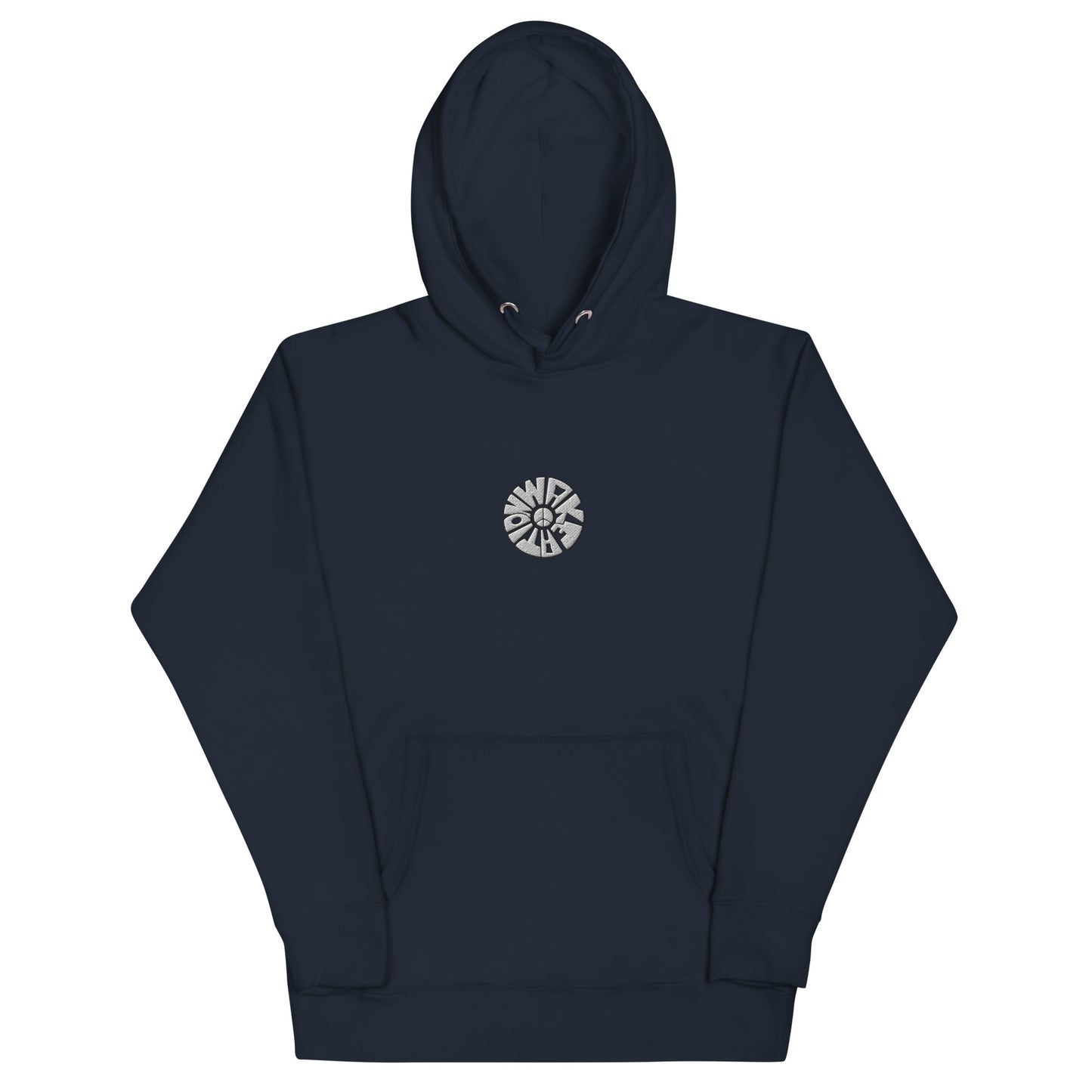 WAKEATION "Peace Circle Embroidery" Unisex- Kapuzenpullover