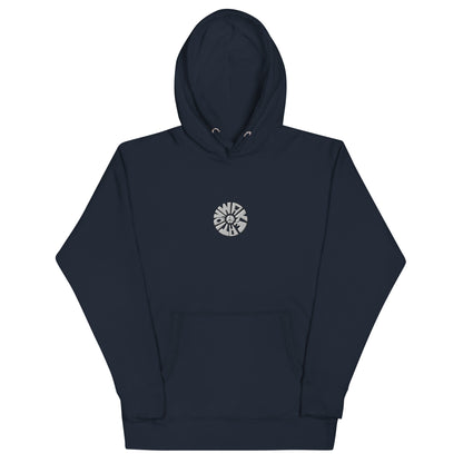 WAKEATION "Peace Circle Embroidery" Unisex- Kapuzenpullover
