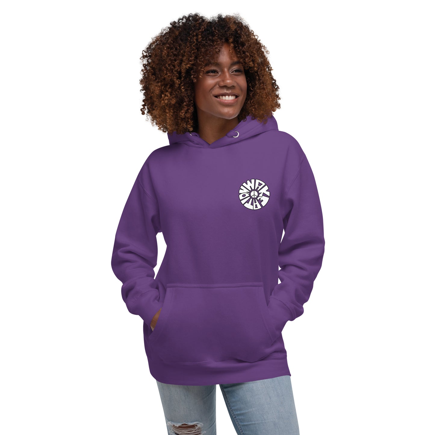 WAKEATION "Peace Circle" Unisex- Kapuzenpullover