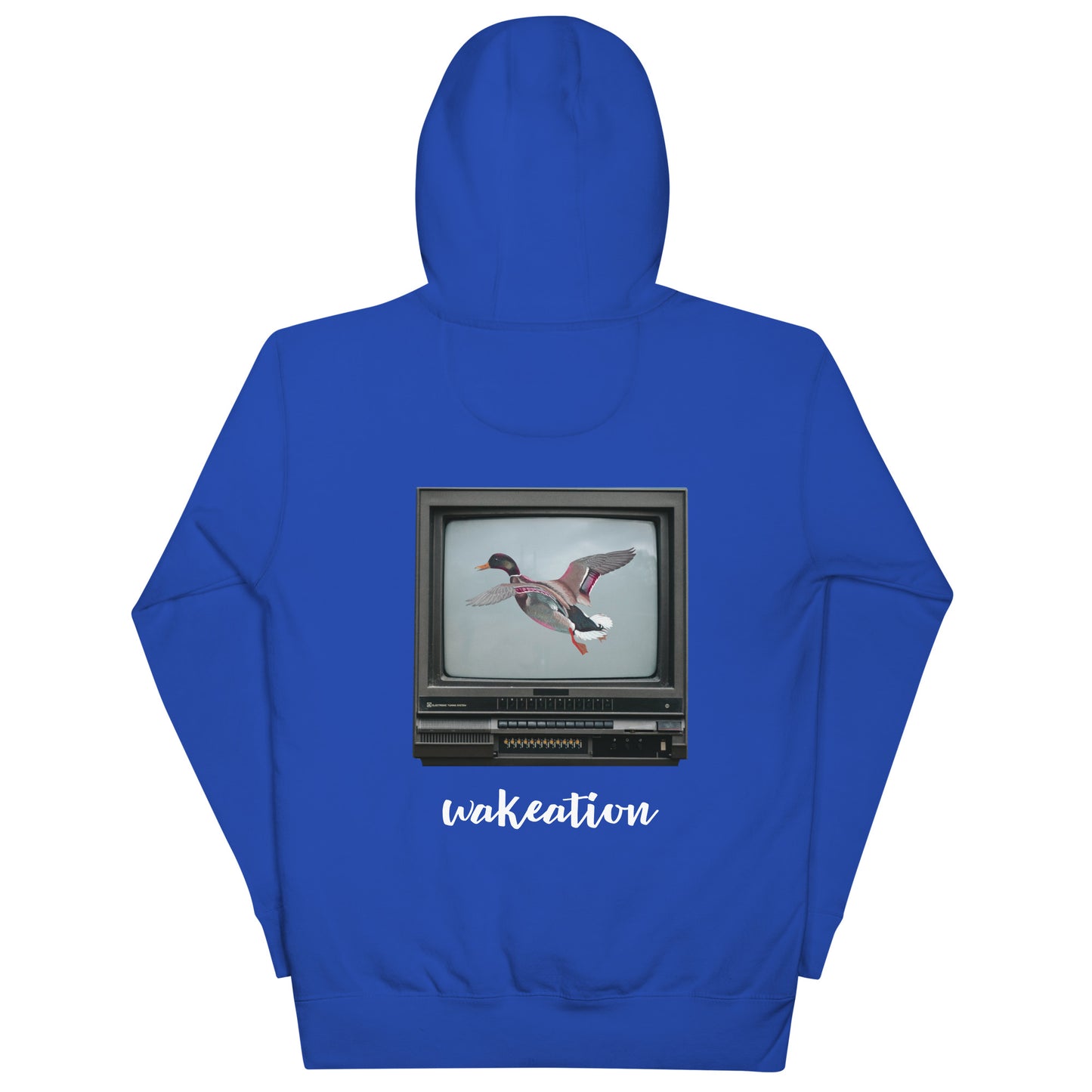WAKEATION "Duck TV" Unisex-Kapuzenpullover